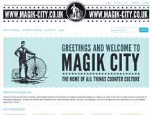 Tablet Screenshot of magik-city.co.uk